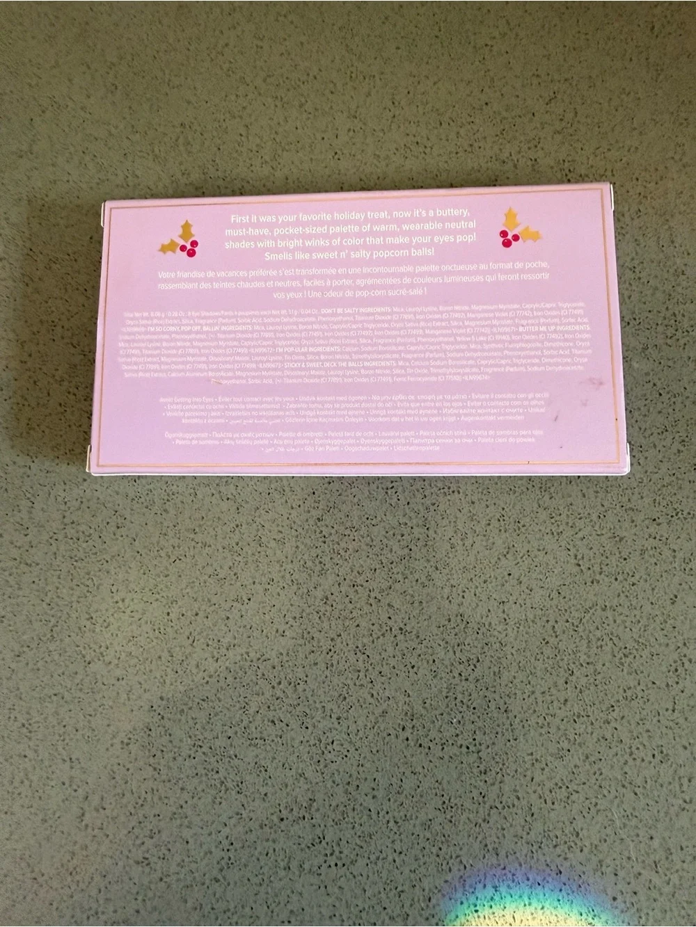 Too Faced Popcorn Balls bite-sized eyeshadow palette